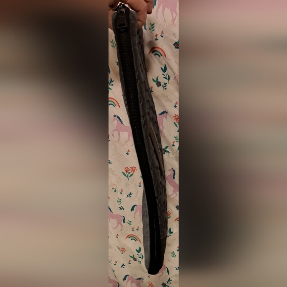 EUC Marc Jacobs Blue Signature Puffer Oversize Laptop Sleeve Pouch School Work - Picture 4 of 9